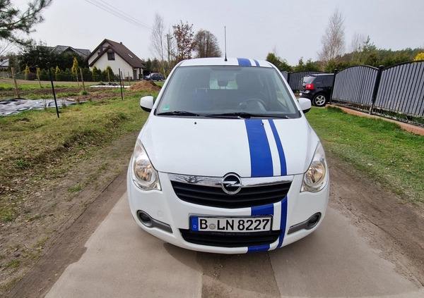 Opel Agila cena 11500 przebieg: 152000, rok produkcji 2009 z Szamotuły małe 379